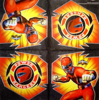 BF-142 Known Figures - 3-ply - Power Rangers